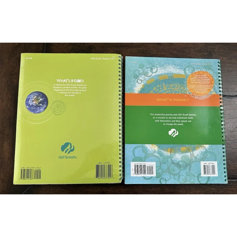 Girl‎ Scout Journey Books Girltopia & Mission Sisterhood Grades 9-10